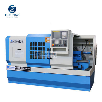 Do torno horizontal automático do CNC da cama lisa do torno do CNC tipo pequeno máquina CK6136