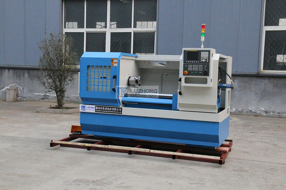 Do torno horizontal automático do CNC da cama lisa do torno do CNC tipo pequeno máquina CK6136
