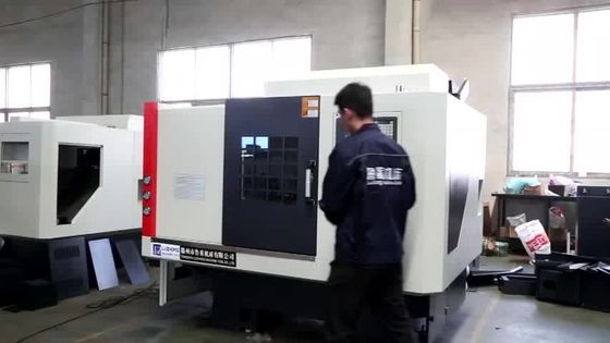 Máquina do torno do Cnc do Cnc SCK46 de Torno com alimentador da barra