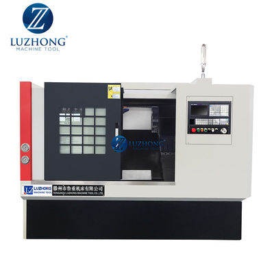 Máquina do torno do Cnc do Cnc SCK46 de Torno com alimentador da barra