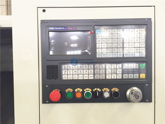 Máquina do torno do Cnc do Cnc SCK46 de Torno com alimentador da barra