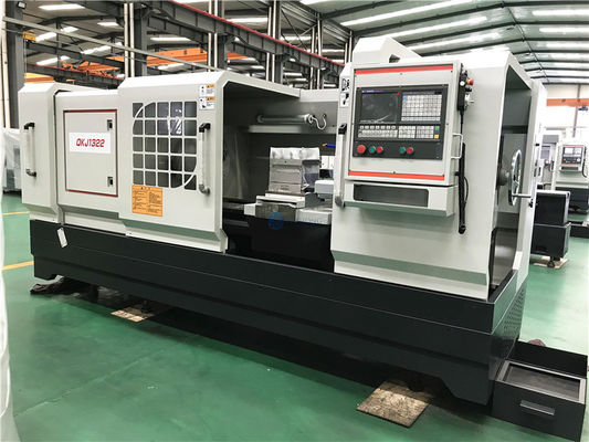 Tubulação do CNC que rosqueia o torno da cama lisa do Cnc do torno QK1319