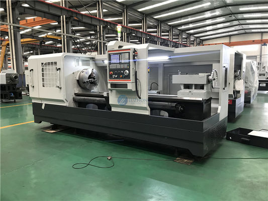 O CNC dobro do mandril conduz a máquina furada grande QK1319 do torno da linha de tubulação do torno do rosqueamento