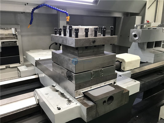 O CNC dobro do mandril conduz a máquina furada grande QK1319 do torno da linha de tubulação do torno do rosqueamento