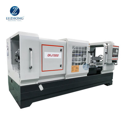 torno pesado do cnc que gerencie o rosqueamento da tubulação do cnc do torno do metal da cama lisa QK1322