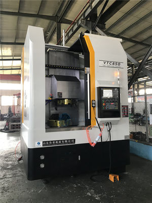 Preço resistente da máquina do torno vertical do CNC do metal vtc850