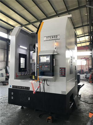 Preço resistente da máquina do torno vertical do CNC do metal vtc850
