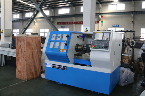 mini máquina de gerencio horizontal pequena do torno do metal do cnc do torno H46 do cnc
