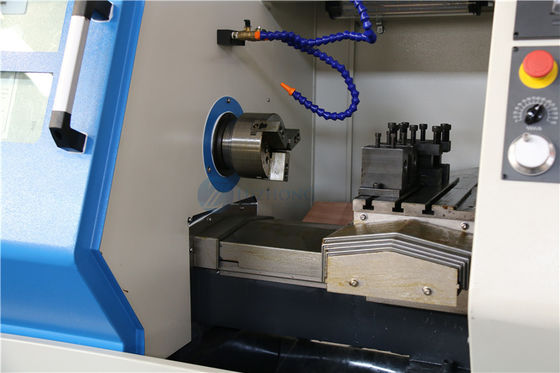 mini máquina de gerencio horizontal pequena do torno do metal do cnc do torno H46 do cnc