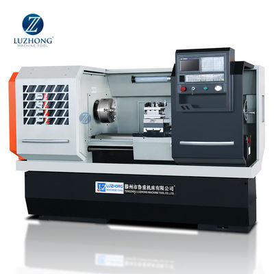 O torno Mini Cnc Lathe For Alloy do metal do CNC CK6140 roda