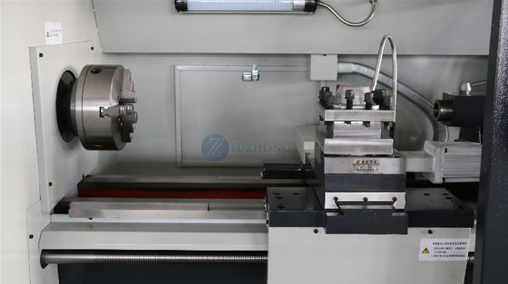 O torno Mini Cnc Lathe For Alloy do metal do CNC CK6140 roda