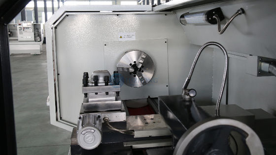 O torno Mini Cnc Lathe For Alloy do metal do CNC CK6140 roda