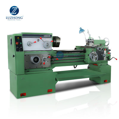 Mini torno de gerencio do torno CA6140 do metal do CNC