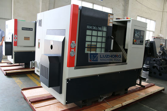 Máquina de gerencio do CNC do centro de torno do CNC da cama da inclinação TCK6350