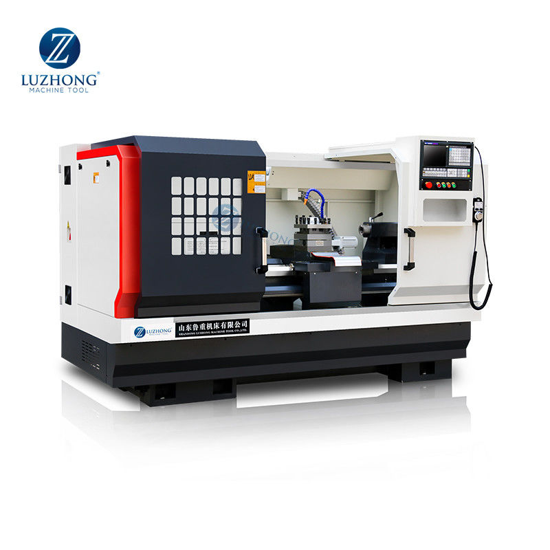 Torno do Cnc de Lathe Machine CK6152E do controlador do Cnc de Syntec do torno do país do óleo do Cnc com alimentador da barra