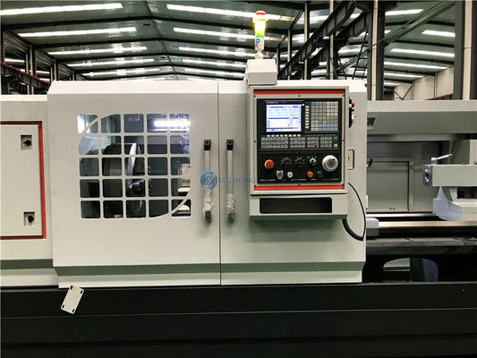 Tubulação do CNC que rosqueia o torno da cama lisa do Cnc do torno QK1319