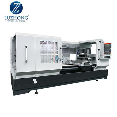 O CNC dobro do mandril conduz a máquina furada grande QK1319 do torno da linha de tubulação do torno do rosqueamento